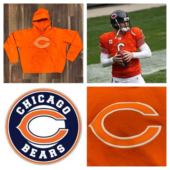 🧡🏈***RARE***CHICAGO BEARS HOODIE 🏈🧡 - Picture 1 of 11